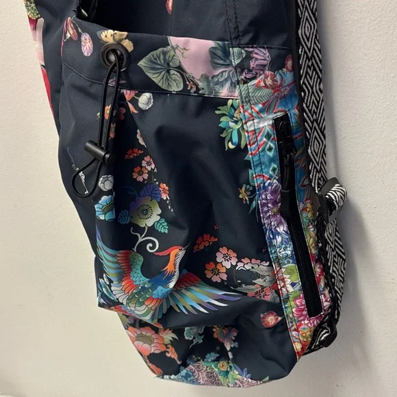 Johnny Was Multicolor Floral Backpack - Picture 3 of 9